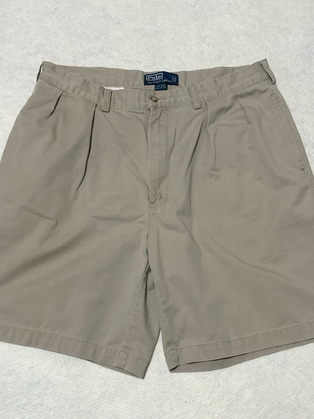 Vintage Ralph Lauren Polo Men's “Tyler Short”Khaki Chino Shorts